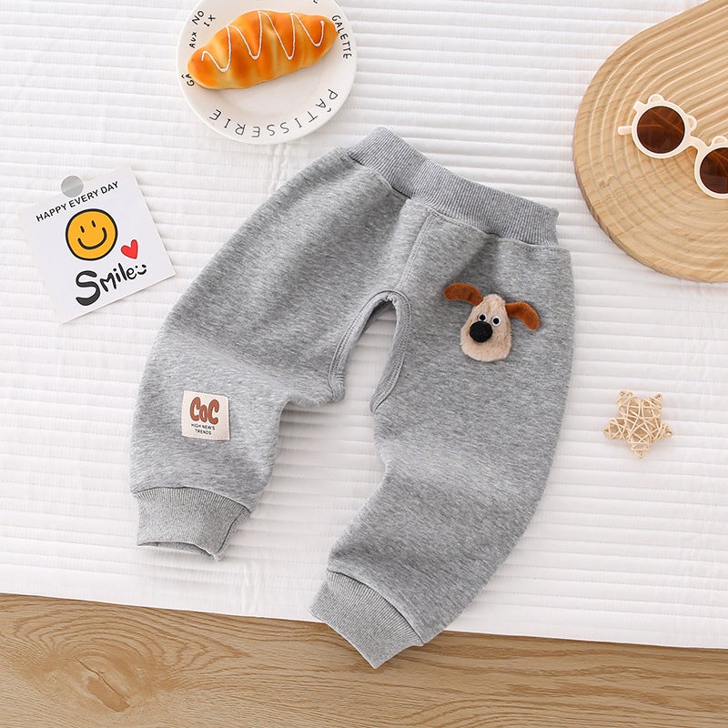 Infant Cashmere Pants Category A Warm Padded Pants For Wear Outside Men'S And Women'S Baby Olympic Cashmere Pants 1 - Image 5
