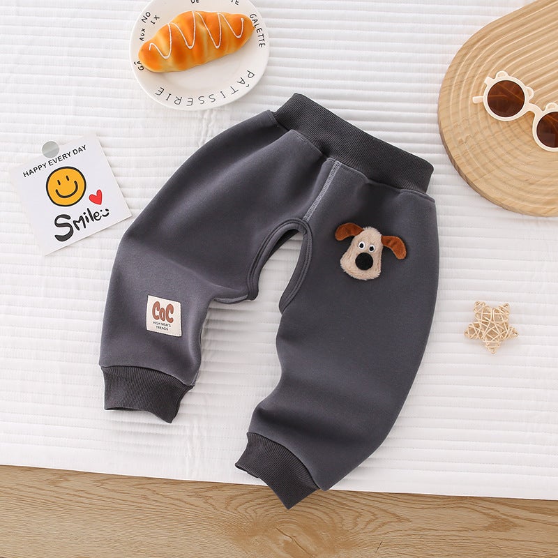 Infant Cashmere Pants Category A Warm Padded Pants For Wear Outside Men'S And Women'S Baby Olympic Cashmere Pants 1 - Image 4