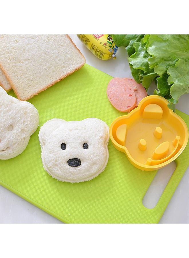 Bee DIY Picnic Kitchen Animal Mould Rice Shaper Bento Accessories Panda Bear Sandwich Cutter Cake Bread Toast Maker Mini Shape - Image 5