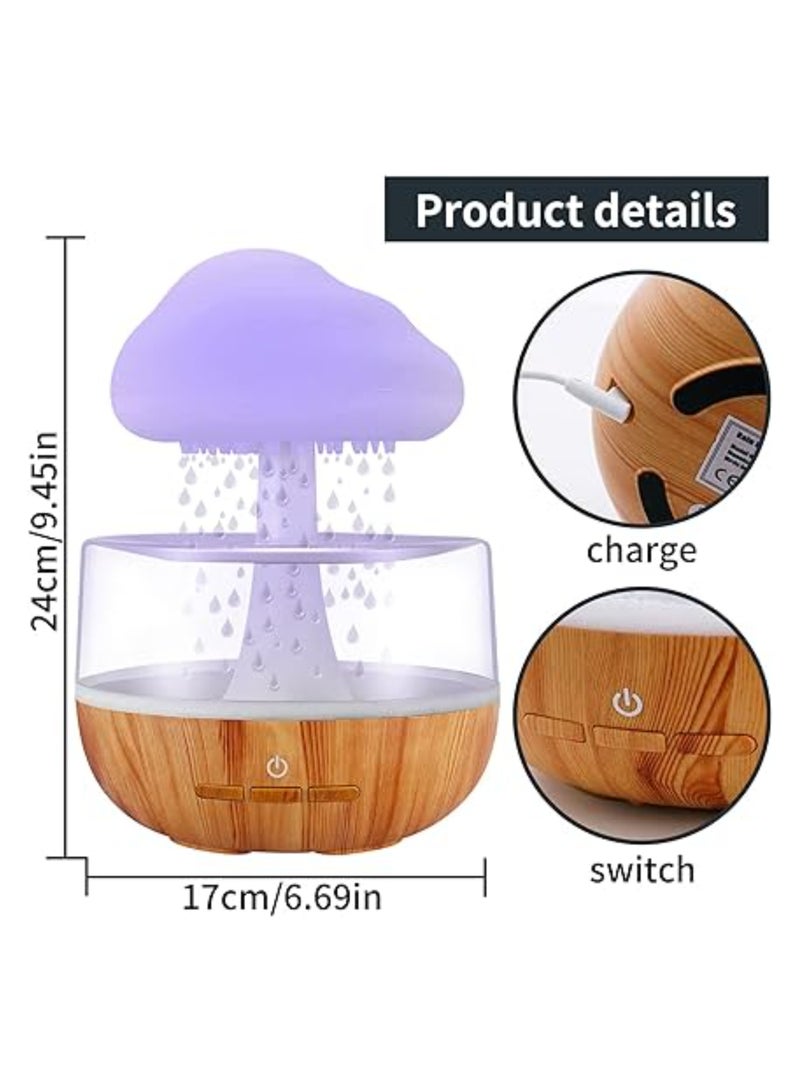Gener8 Cloud Rain Humidifiers for Bedroom & Large Room - Essential Oil Diffuser with 7 Colors LED Lights - Whole House Coverage-Auto Shut-Of - Image 2
