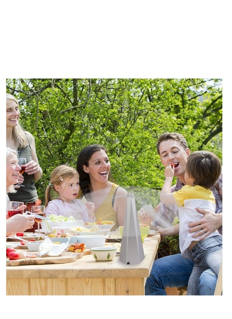 SYOSI - Fly Fan for Tables Fly Repellent Fan Insects Portable Automation Food Fan Mini Picnic Drive Table Fan for Outdoor Indoor Keep Flies or Bug Away from Your Food and Your Family - Image 1