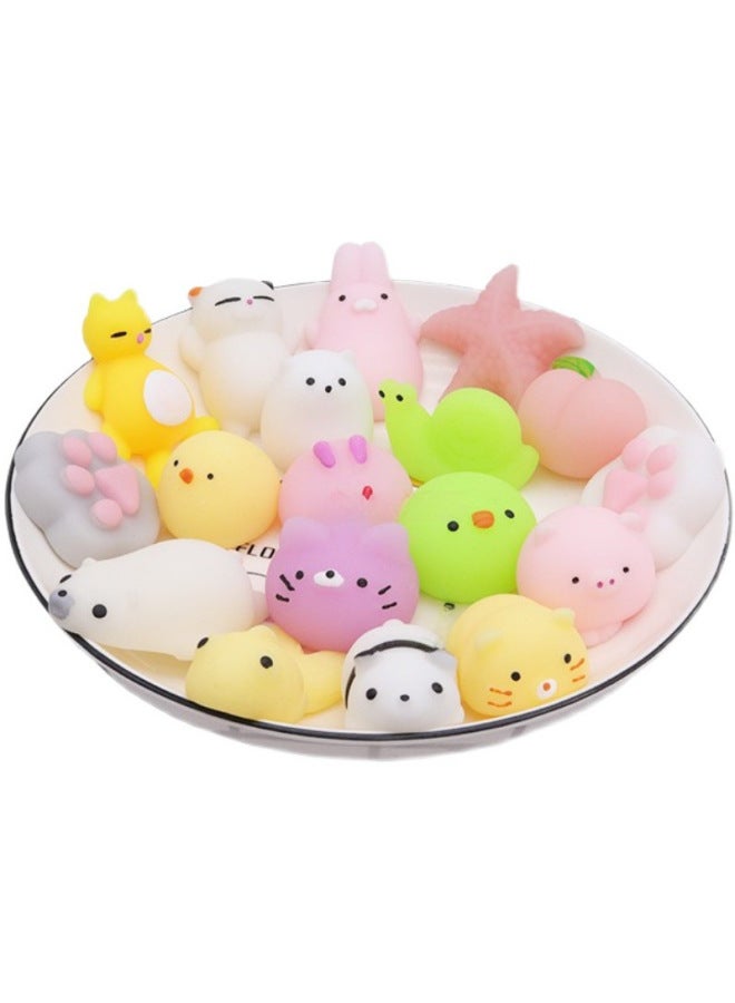 Hot Sale Barrel Cute Animal Pinch Music Super Cute Tuanzi Children's Gift Small Toy Supply Wholesale-Color:【Barrel】 12 Pinch Music 1 Set - Image 4