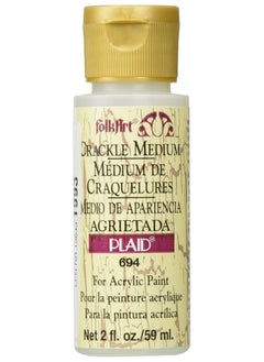 FolkArt Medium (2 Ounce) 694 Crackle White  - Image 1