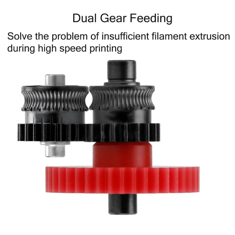 Kobra 3 Extruder Gear Kit Replacement Hardened Steel CNC POM Gear Hollow Shaft Design - Image 4