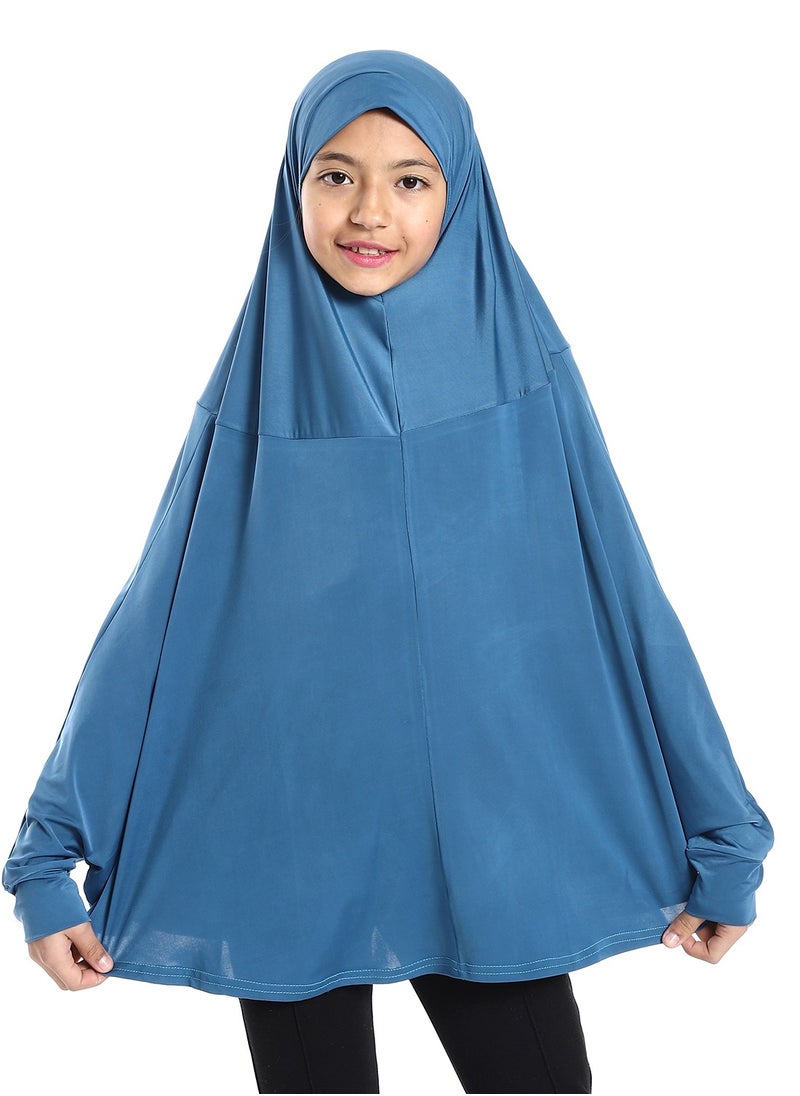 Caesar Plain Prayer Veil For Girls With Long Sleeves  - Image 1