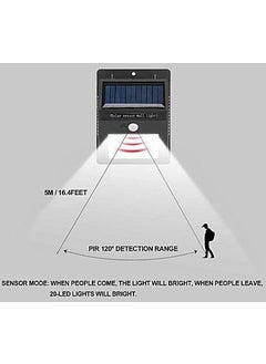 AIDROM MART AIDROM MART LED Bright Outdoor Security Lights with Motion Sensor Solar Powered Wireless Waterproof Night Spotlight for OutdoorGarden Wall Sola  - Image 3
