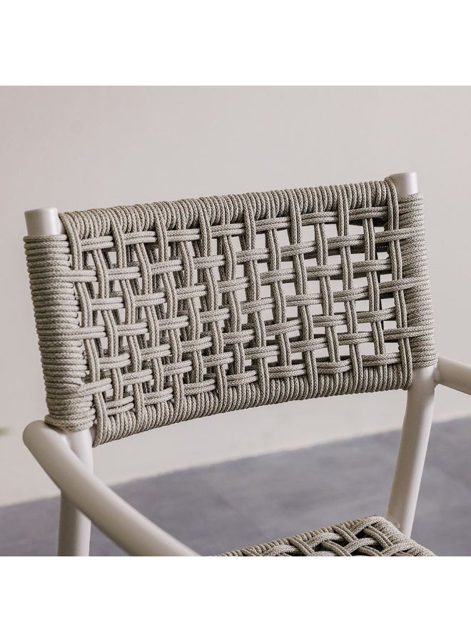 DANUBE HOME كرسي حبل أنيق - مقعد حبل، كرسي طعام أو استراحة حديث، متين ومريح، أثاث داخلي معاصر لمساحات أنيقة - Image 5