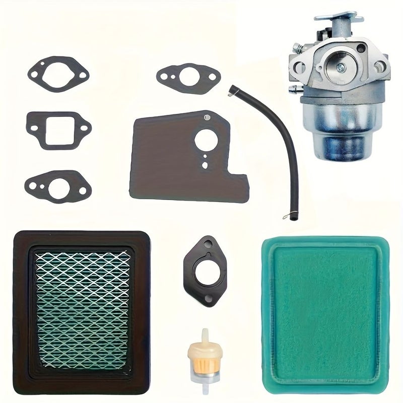 Carburetor Kit Replacement For Gcv160 Lawn Mower Including Fuel Hose Fuel Filter Pre Filter Air Filter And Gaskets - Image 1