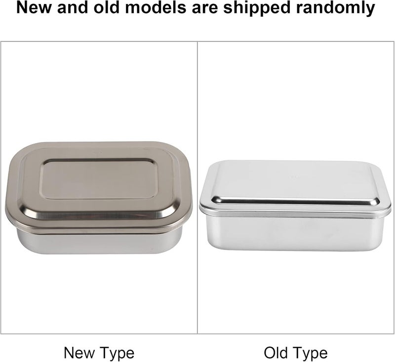 Fdit 6 Inch 304 Stainless Steel Cleaning Box with Lid, Medical Instrument Storage Tray Organizer for Hospital Clinic Dental Use - Image 4