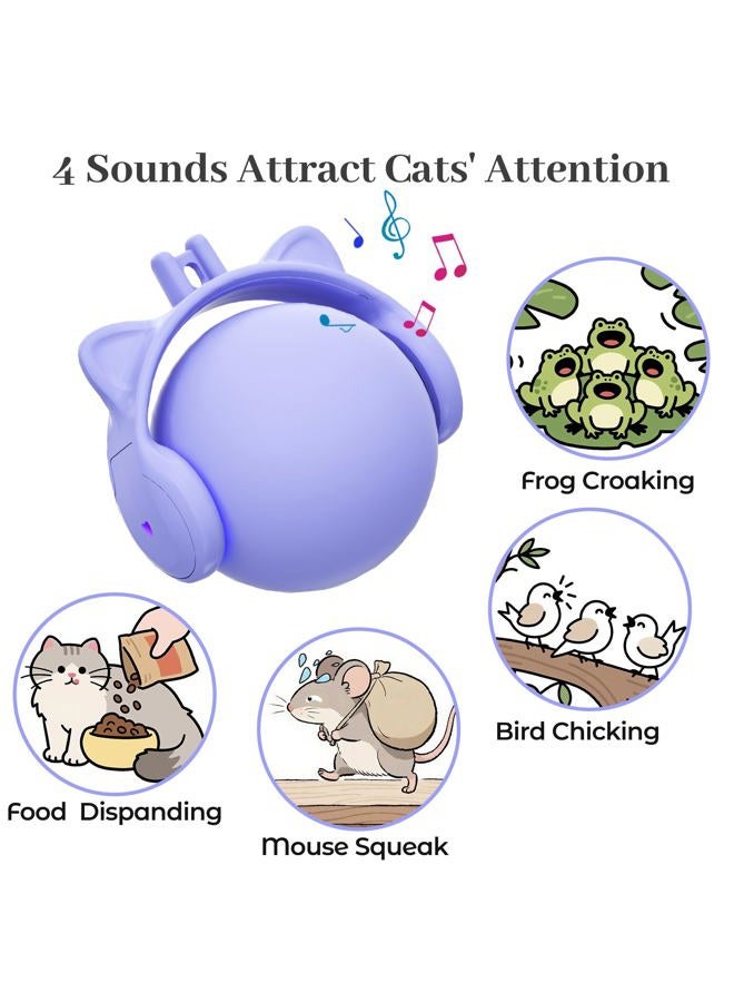 Orsda Cat Toys for Indoor Cats, New Intelligent Voice Timing Touch Control Cats Ball, Simulate Mouse Sound Kitten Toy, Automatic Interactive Moving Cat Toy for All Ages - Image 5