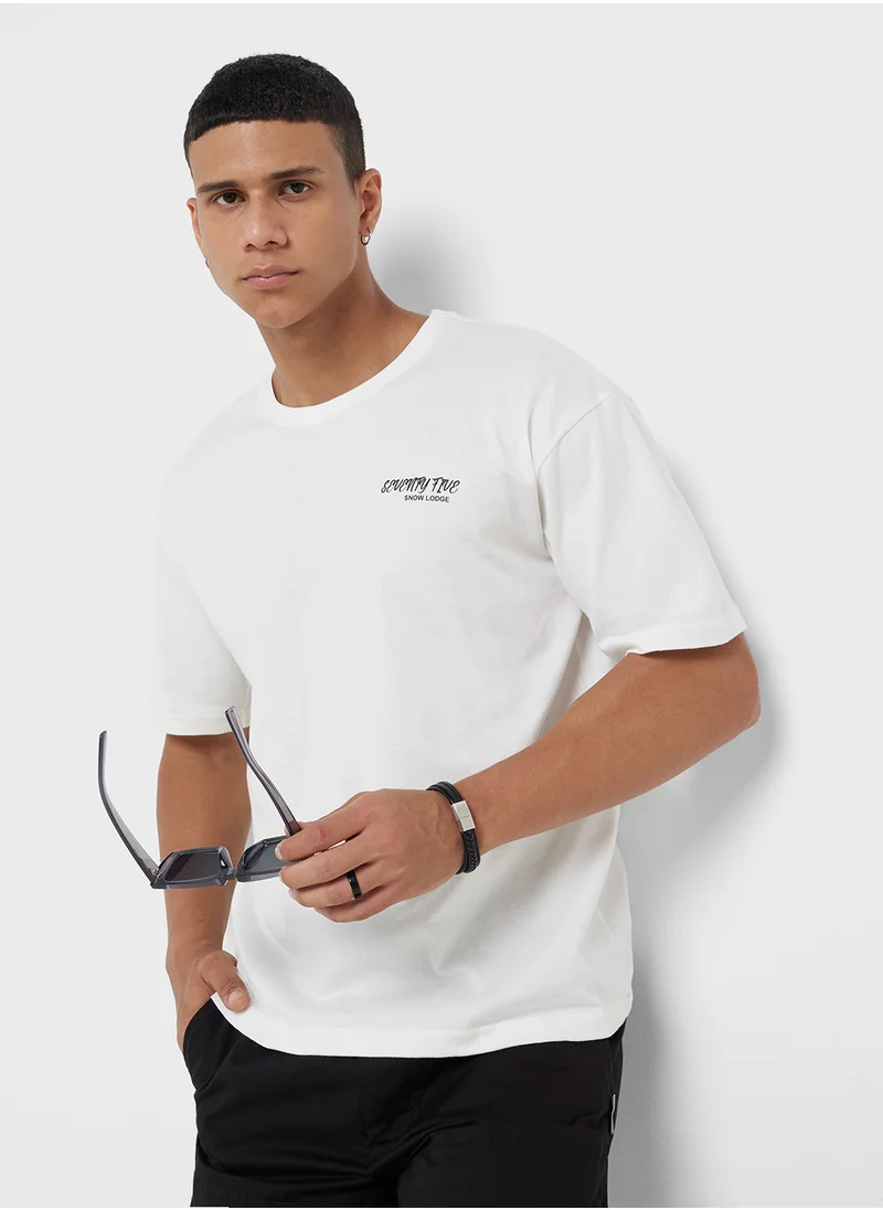 Seventy Five Oversized Graphic T-Shirt