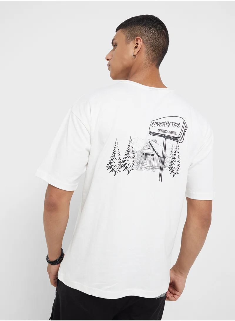 Seventy Five Oversized Graphic T-Shirt
