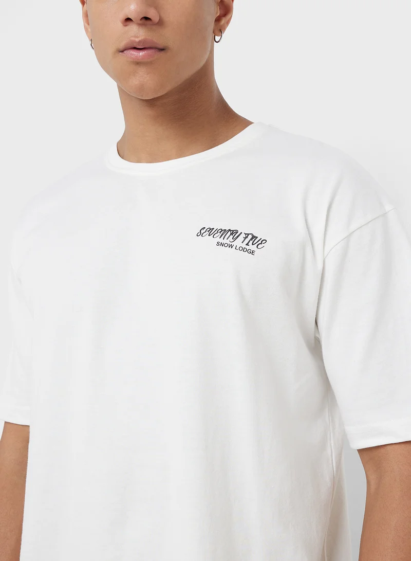 Seventy Five Oversized Graphic T-Shirt