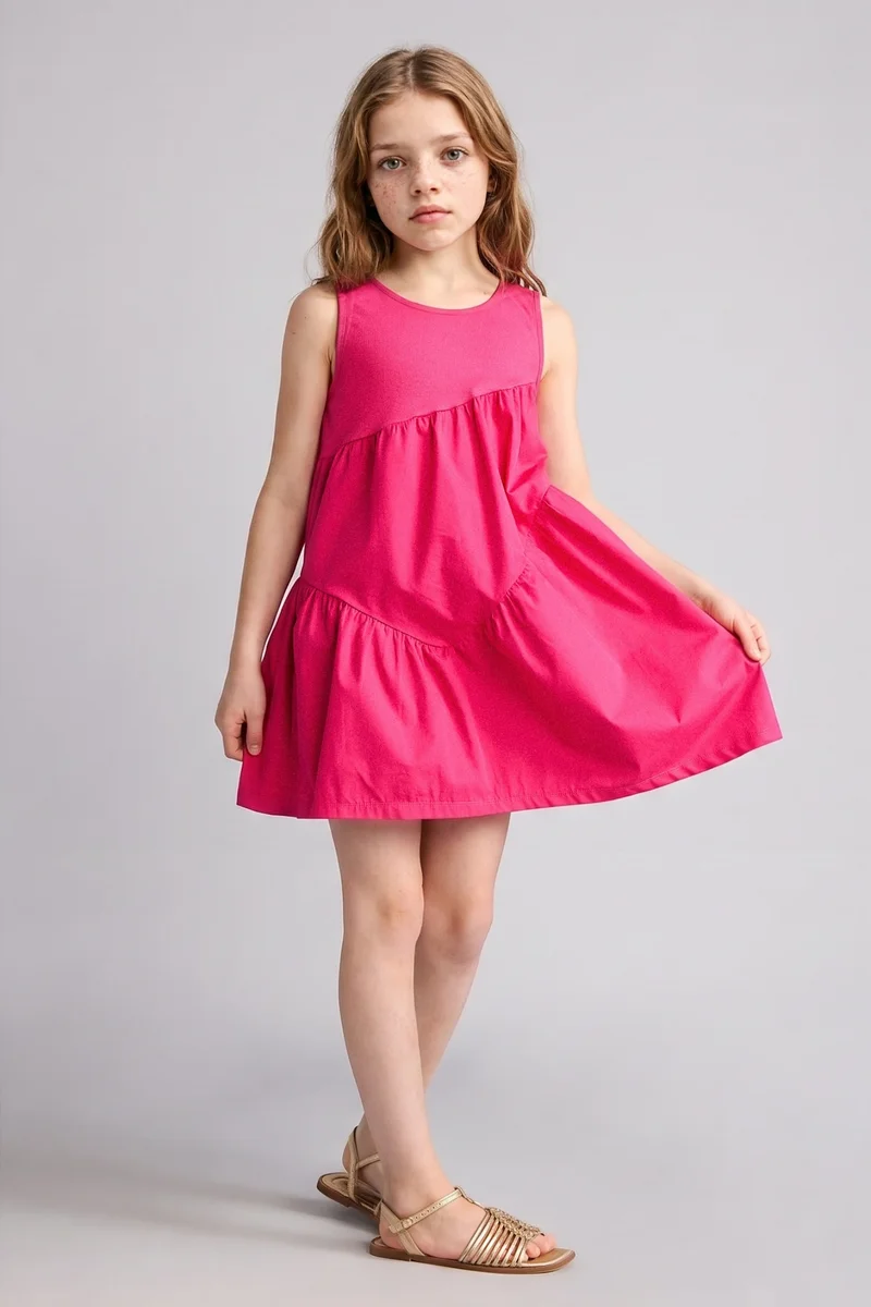 ديفاكتو Girl Sleeveless Dress