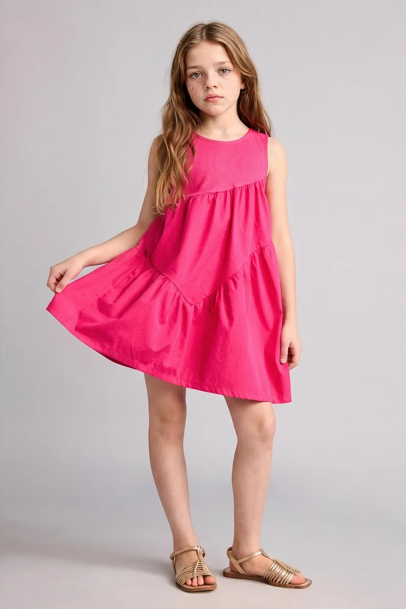 ديفاكتو Girl Sleeveless Dress