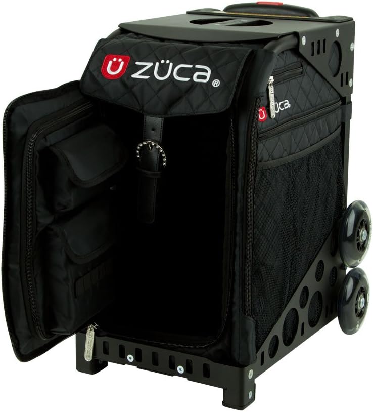 ZUCA Sport Insert Bag Mystic Quilted Black with Rhinestones - Image 4