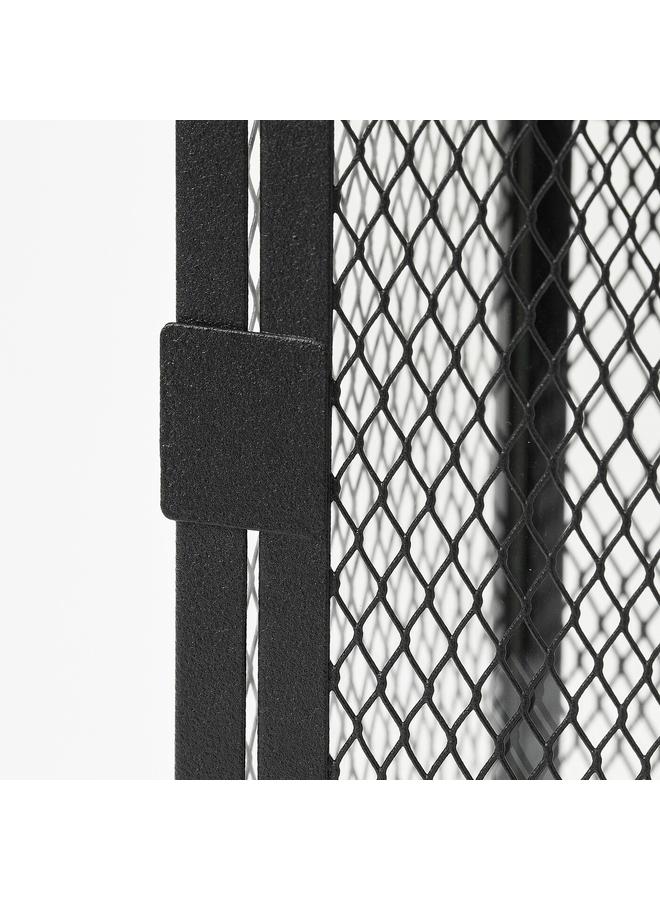 زبون فانوس لشمعة عمودية، للاستخدام الداخلي/الخارجي، لون أنثراسايت، 34 سم - Image 4