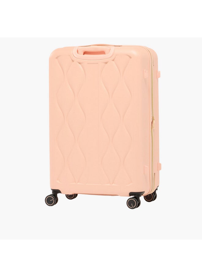 Women's Hardcase Trolley Bag with Retractable Handle and Wheels - Set of 3 Set-3 - 20-24-28
