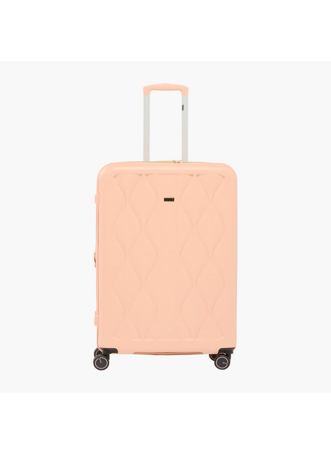 Women's Hardcase Trolley Bag with Retractable Handle and Wheels - Set of 3 Set-3 - 20-24-28