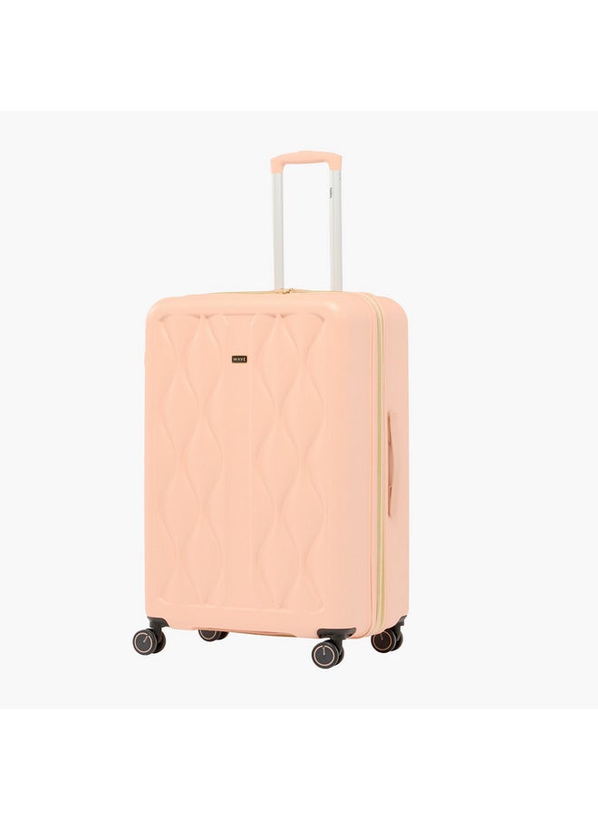 Women's Hardcase Trolley Bag with Retractable Handle and Wheels - Set of 3 Set-3 - 20-24-28