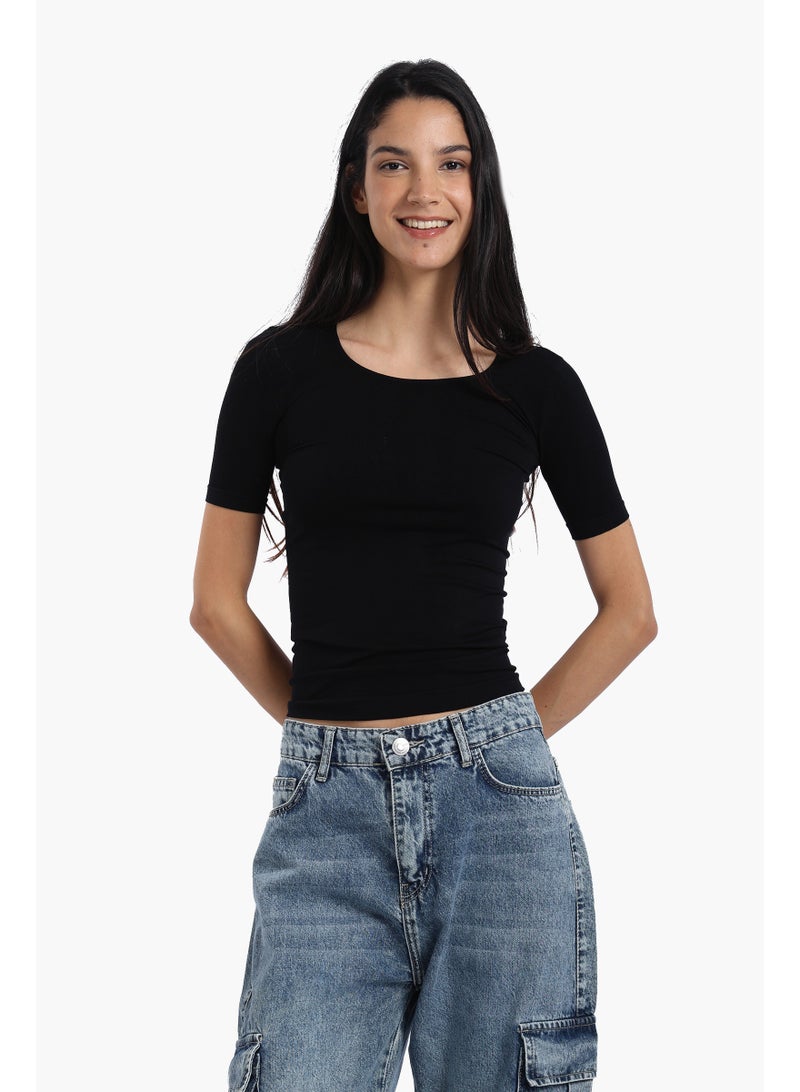 Carina Short Sleeves Top (Cookies) - Image 1