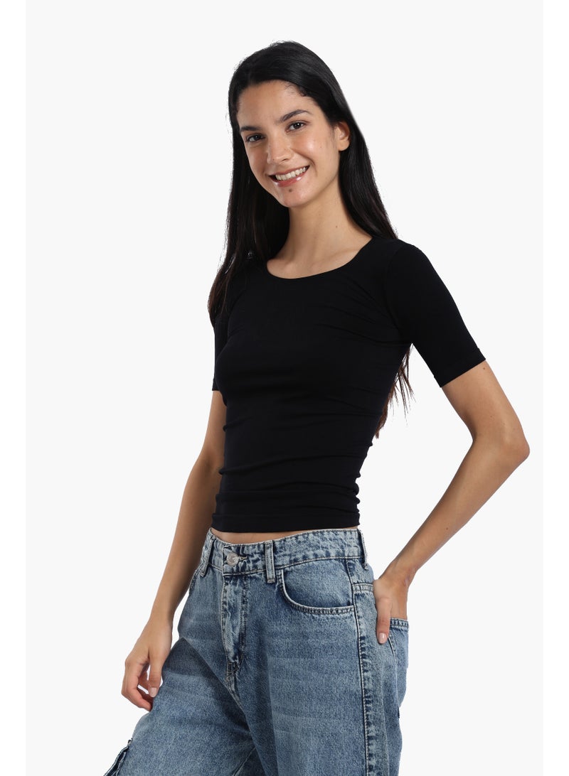 Carina Short Sleeves Top (Cookies) - Image 2