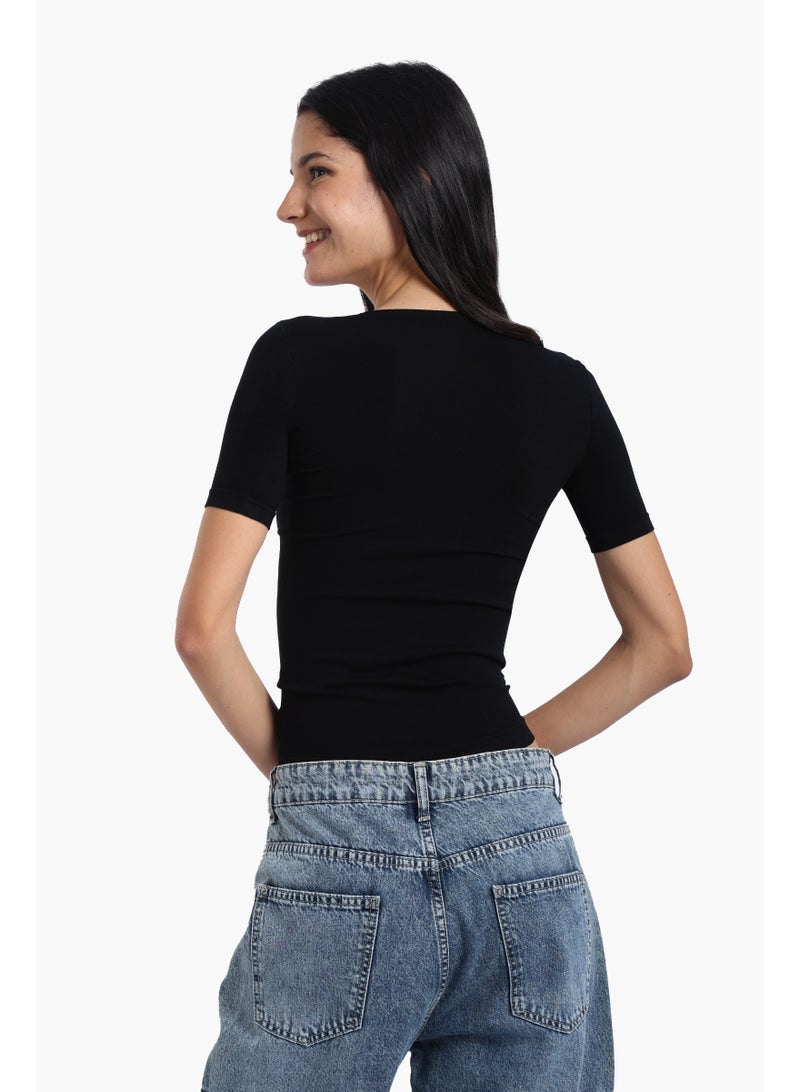 Carina Short Sleeves Top (Cookies) - Image 3