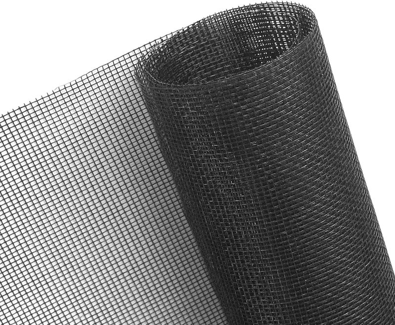 Artlicious 120 GSM Fiberglass Windows Mosquito Net Roll for Balcony Door etc. DIY Cut to Any Size, for Small & Big Windows. Highly Durable and Best in Class Size (Black (4x25ft)) - Image 1