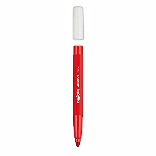 CARIOCA Jumbo Washable Markers for Kids – 6 Assorted Colors, 6 mm Maxi Felt Tip Pens, Non-Toxic, Easy Grip for Toddlers, Super Washable School & Art Supplies, Made in Italy - Image 4