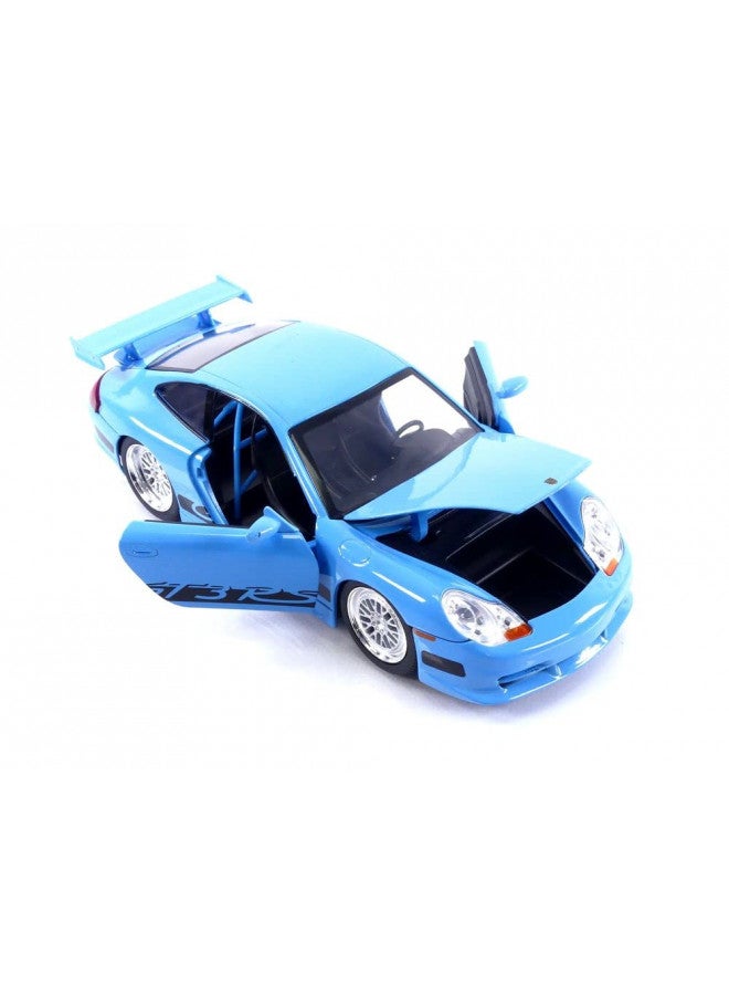 Jada Toys لعبة جادا تويز فاست آند فيوريوس بورش 911 GT3 RS 1:24 سيارة مصنوعة من المعدن، ألعاب للأطفال والبالغين - Image 5