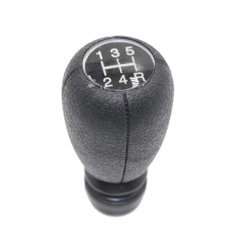 Manual Shift Knob: Black Plastic, Perfect Compatibility For Peugeot Expert MK1 1995-2006 - Enhanced Grip Comfort, Natural Hand Positioning For Daily Commutes Road Trips - Image 1