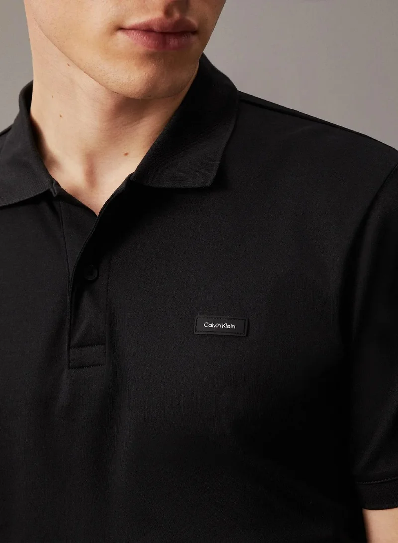Calvin Klein Ck Black Slim Polo Shirt for Men | Best Price UAE