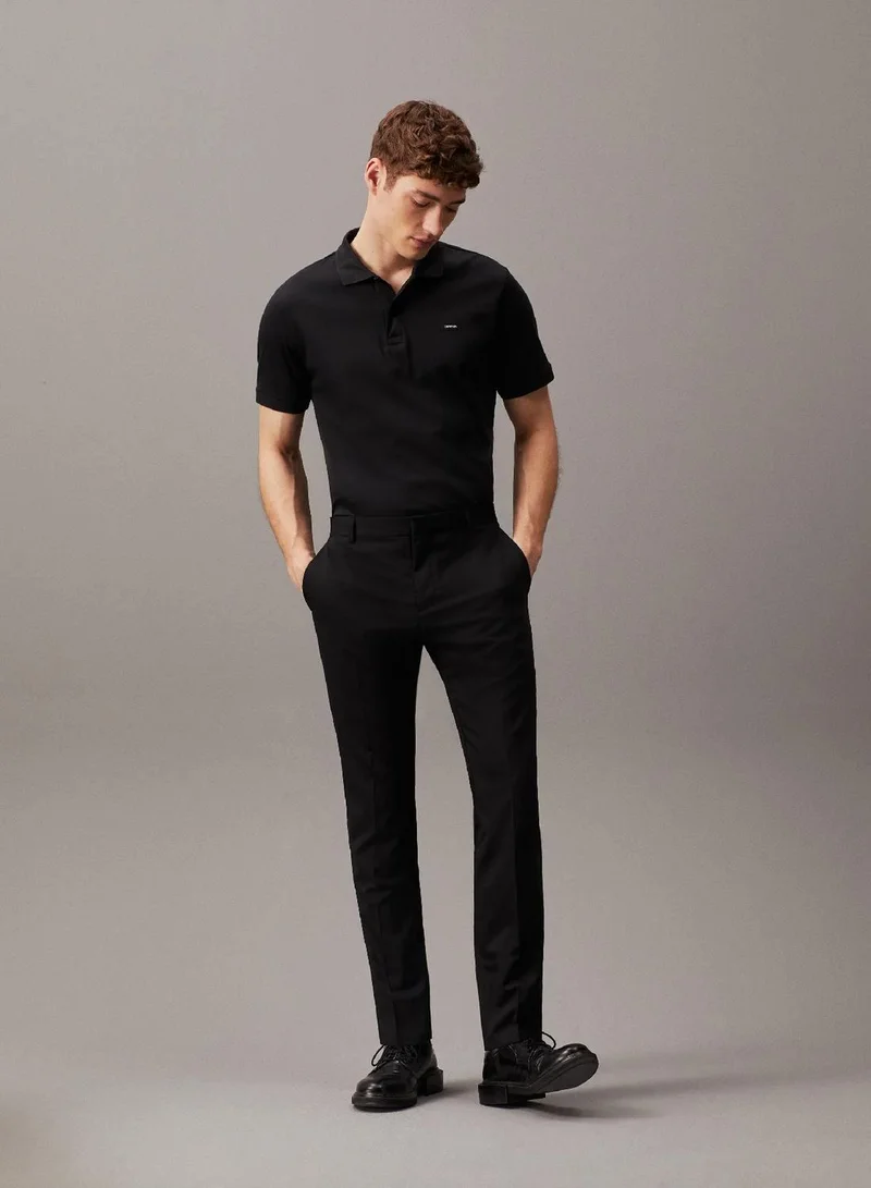 Calvin Klein Ck Black Slim Polo Shirt for Men | Best Price UAE
