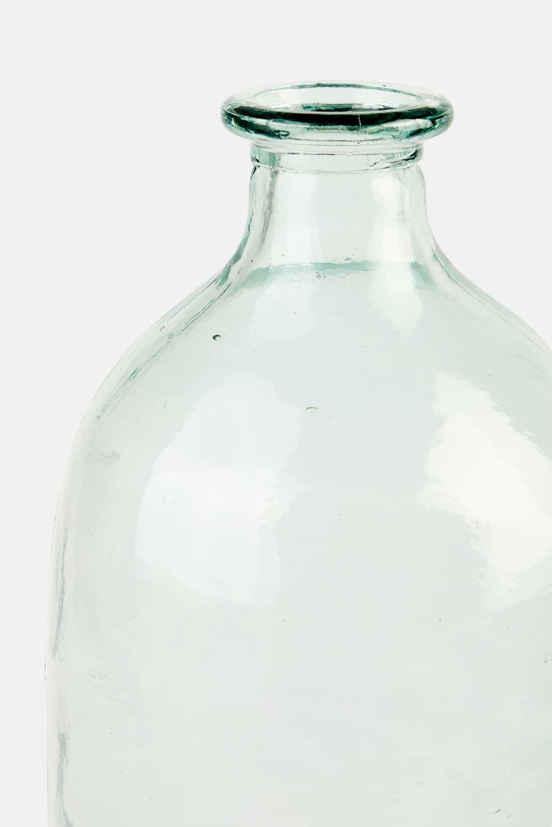 Muy Mucho Flower Glass Vase, Green  - Image 3