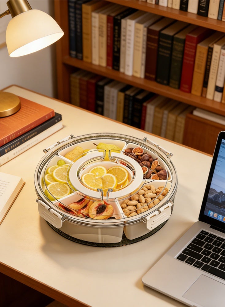 موندا صينية تقديم فواكه أنيقة متعددة الأقسام للاستخدام في المطبخ وغرفة الطعام والنزهات الخارجية. - Image 4