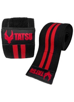 Knee Wraps Black Red Standard - pzsku/Z89E793893D9A08EA567BZ/45/_/1657725019/cce17ba8-ce3d-4014-80e9-66a0c411ce61