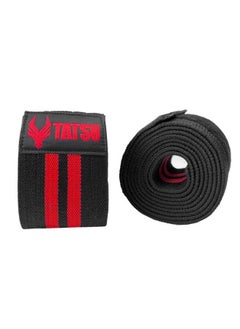 Knee Wraps Black Red Standard - pzsku/Z89E793893D9A08EA567BZ/45/_/1657725019/e4d92b46-cd15-484b-a6e2-b014ce6e5c5e