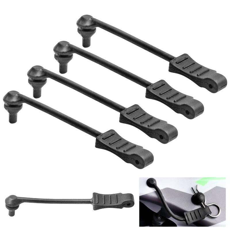 HobbyPark 20pcs RC Rubber Retainer Pull Tabs for 112 110 18 15 RC Car Body Clips fit 12mm 14mm 15mm Rod - Image 2