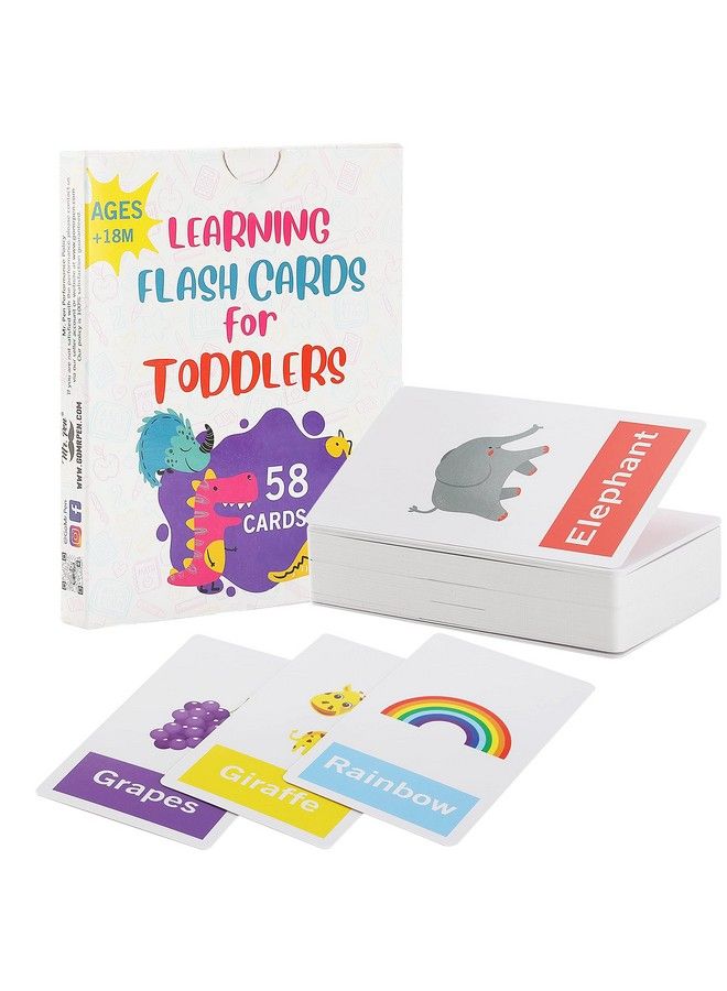 Mr. Pen Alphabet Flash Cards For Toddlers Double Sided 58 Picture Cards Baby Flash Cards Letter Flash Cards Abc Flash Cards Number Flash Cards  - Image 1