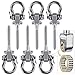 BeneLabel Heavy Duty Swing Hangers with Bearings Set of 6 Stainless Steel 304 Screw Brackets for Hanging Chairs Swings Hammocks Punching Bag Indoor Outdoor Use 1500LB Capacity - Image 3
