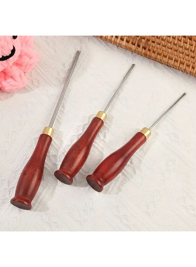 مجموعة إبر الكروشيه 3 مم أداة حشو واحدة للدمى المحشوة وأميجورومي DIY - Image 1