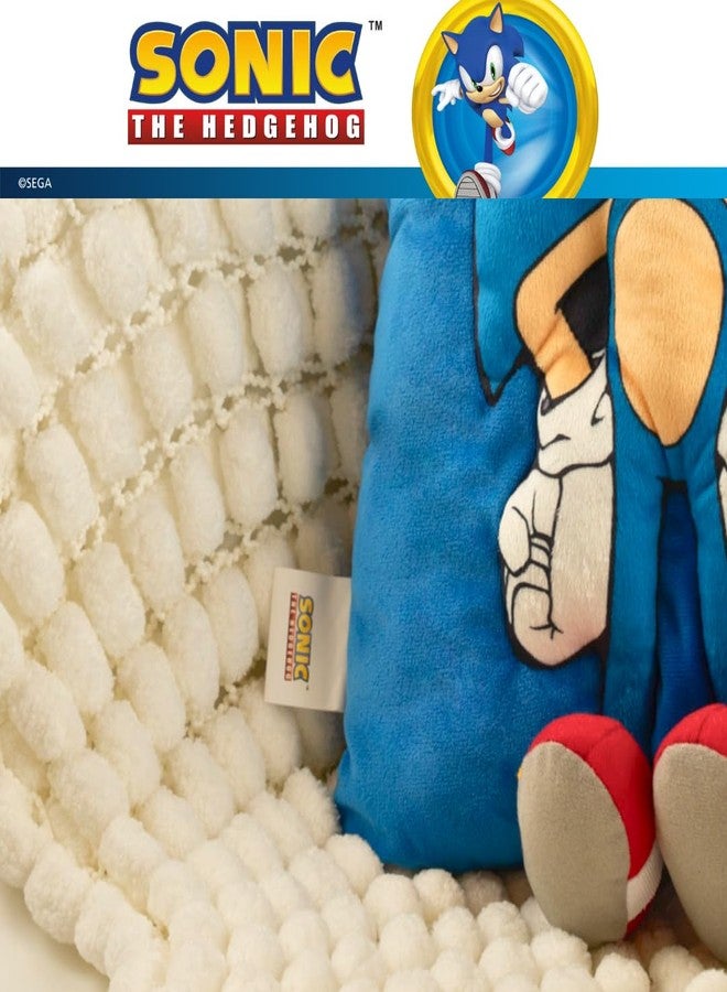Franco فرانكو سونيك القنفذ أنمي وسادة فاخرة للأطفال (TM) (منتج مرخص 100%) - Image 5