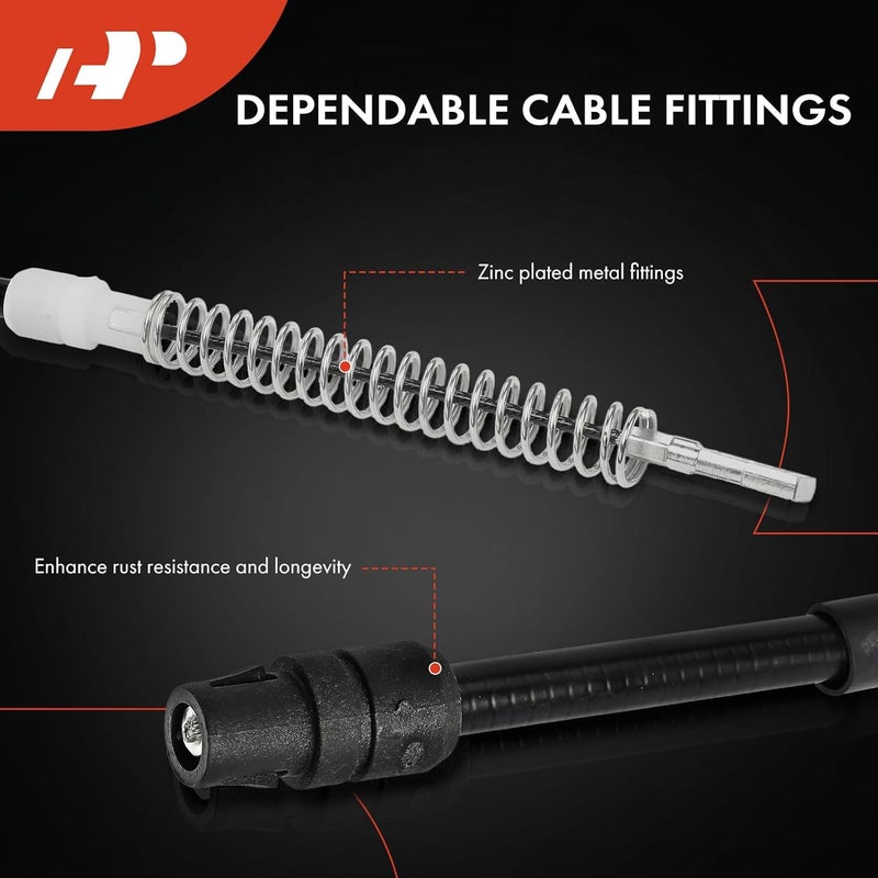 A-Premium Rear Passenger Side Parking Brake Cable Assembly - Image 4