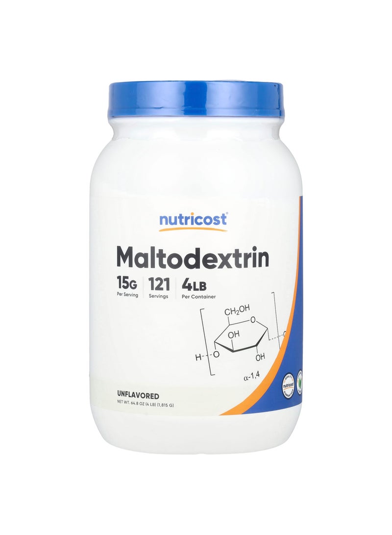 Nutricost Maltodextrin, Unflavored, 64.8 oz (1,815 g)