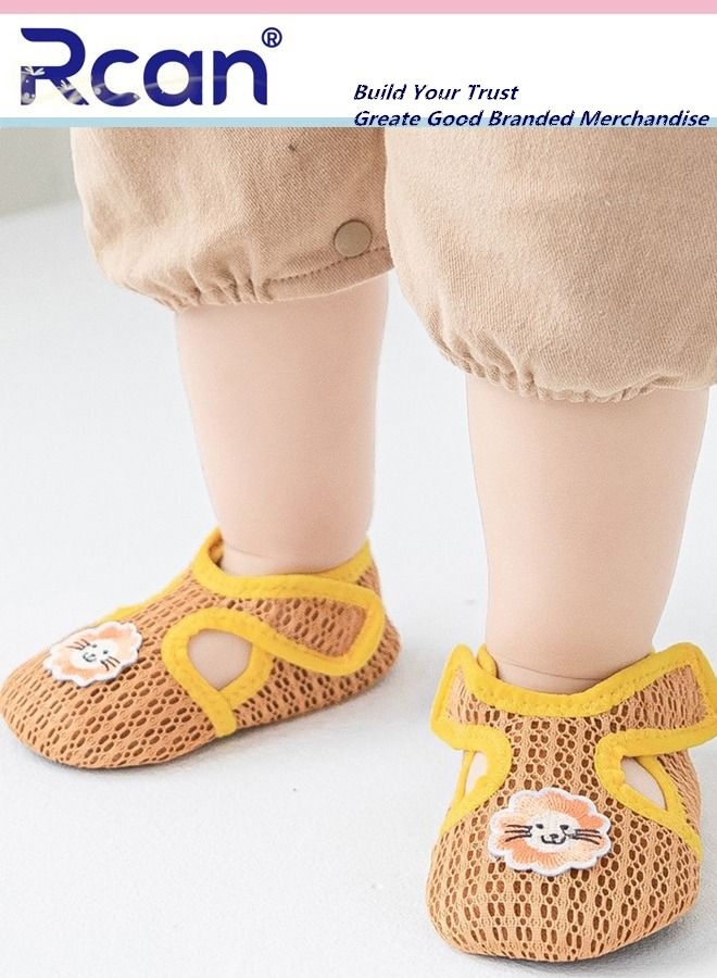 Rcan Baby Mesh Lightweight Cartoon Toddler Shoes for Children Nonslip Soft Bottom Floor Socks Summer Suitable for Kindergarten Indoor And Outdoor - Image 4