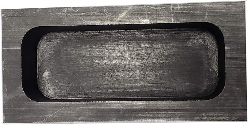 LLF Gold Silver Graphite Ingot Mold Mould Crucible for Melting Casting Refining (125x60x40MM(2kg Gold / 1.1kg Silver)) - Image 2