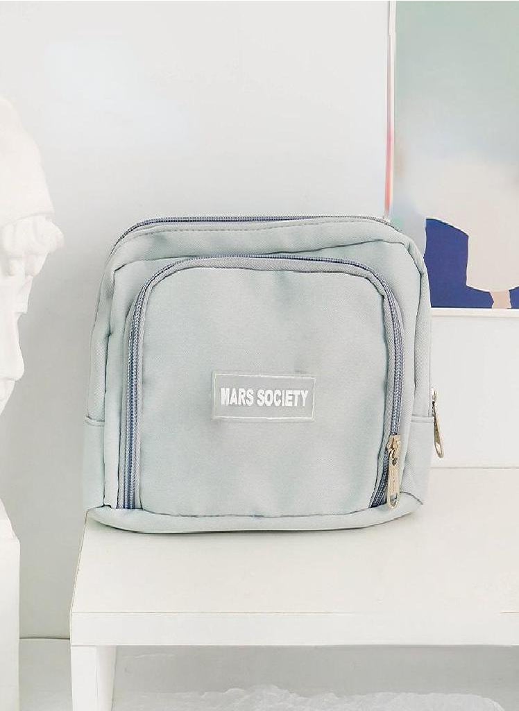 Eckek - Large Capacity Middle School and Primary School Students Pencil Case Double Pencil Case Simple Multi-functional Pencil Case Pencil Case - Image 1