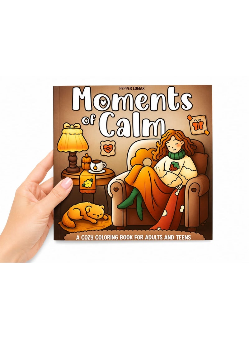 Moments of Calm Coloring Book for Adults and Children - Image 1