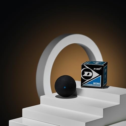 DUNLOP Squash Balls Intro Blue, 12 Balls, for Beginners and Hobby Players – Fast Speed - Image 2