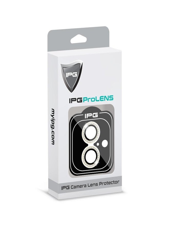 IPG ProLENS Diamond Frame Rhinestones Bling Camera Lens Protector for iPhone 16-16 Plus Alumina Silicate Tempered Class, HD Clarity, Scratch-Resistant, Individual Lens Cover for 16+DIAgold - Image 4